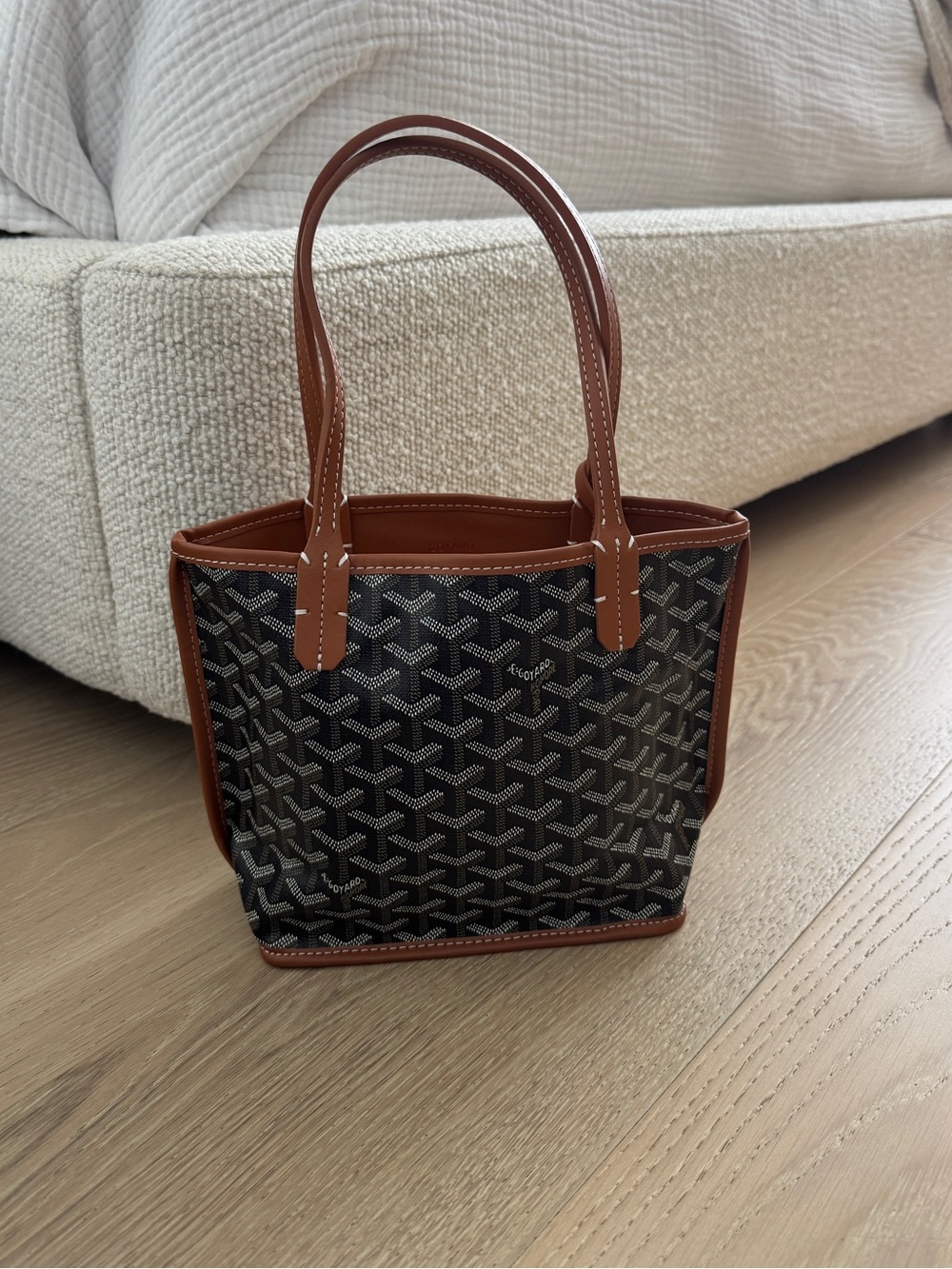 Black & Brown Anjou Mini Bag